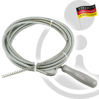 MASTERPROOF PROFESSIONAL Rohrreinigungsspirale 1,50 m x Ø 6 mm, mit Bohrspitze