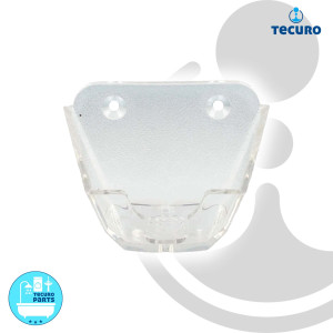 tecuro Wand-Brausehalter passend zu Handbrause Kristal/Selecta - Kunststoff transparent