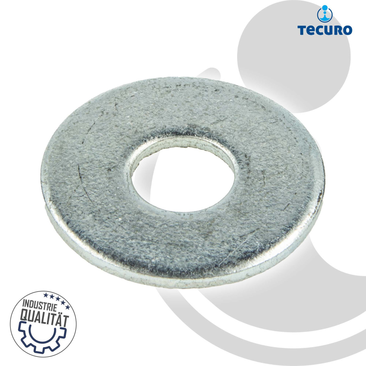 tecuro Unterlegscheiben groß, 100 Stück DIN 9021, Stahl verzinkt - ve, 0,95  €