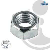 tecuro Sechskantmuttern M10 - 100 Stück DIN 934, Edelstahl V2A