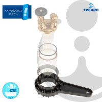 AFRISO Ölfilterschlüssel für Heizölfilter 3/8-1/2 Zoll - 70061 FloCo-Top