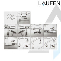 LAUFEN Befestigung WC-Sitz LAUFEN PRO slim mit Absenkautomatik - H8949680000001
