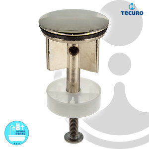 tecuro Excenterstopfen Ø 40 mm für 1 1/4 Zoll Ablaufventil - EdelMessing