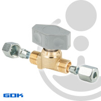 GOK Schnellschlussventil DSV für Gas- und Ölleitung für Rohr Ø 8 mm (RVS 8) 03 701 00