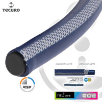 tecuro Trinkwasserschlauch - FITT-PURE, 1/2 Zoll bis 1 Zoll, Meterware, KTW-DVGW