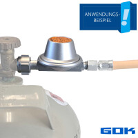 GOK Niederdruckregler Caramatic BasicOne KLF x G1/4LH-KN, 50mbar Typ EN61 - 0111300