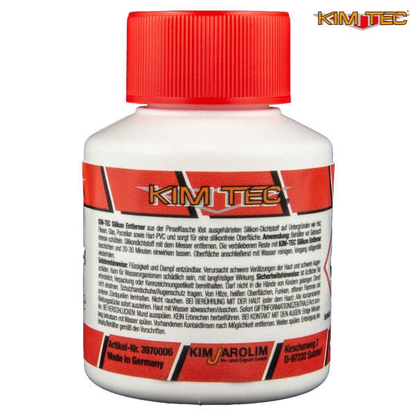 KIM-TEC Silikon - Entferner, Pinselflasche mit 100 ml