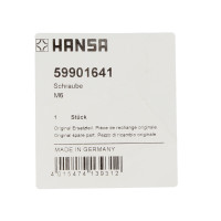 HANSA Schraube 59901641 M6 zu UP-Thermostat