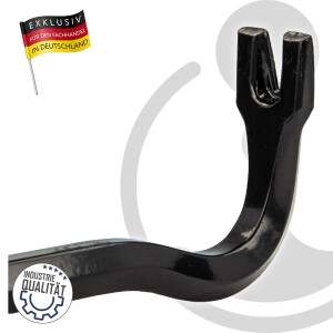 MASTERPROOF PROFESSIONAL Brecheisen Brechstange Nageleisen 300 mm, gehärtet, mit Griff