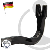 MASTERPROOF PROFESSIONAL Brecheisen Brechstange Nageleisen 300 mm, gehärtet, mit Griff