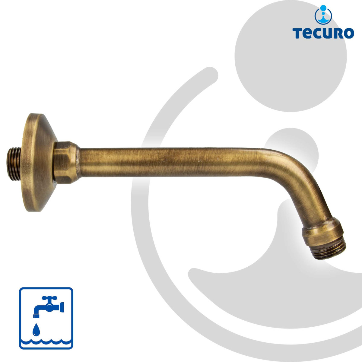 tecuro Universal 45° Brausearm Ø 20 mm...