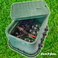 Rain Bird Verteilerkasten Ventilkasten mit 3 Ventilen 24 V, 1 Zoll (DN 25), vormontiert