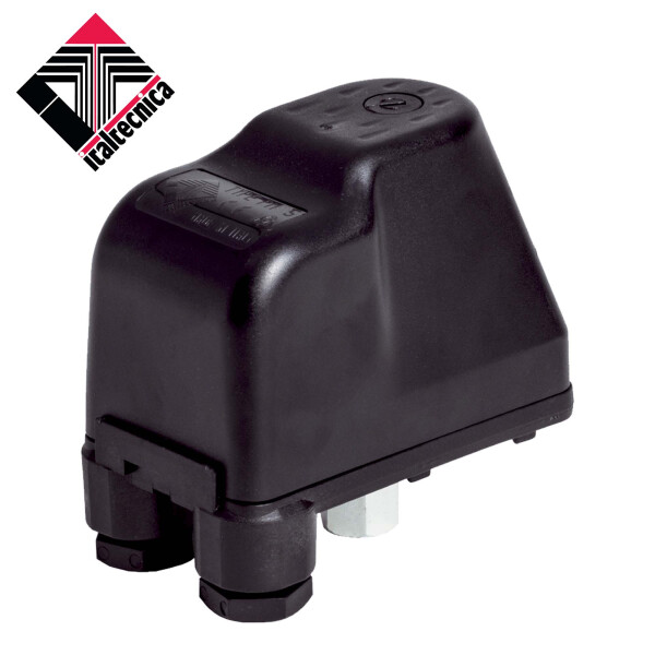 ITALTECINCA PT/5 Druckschalter 1 - 4,8 bar, 1/4 Zoll IG - 500V AC -10/16 A IP 44 - für Druckwasserkessel
