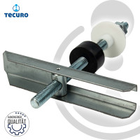 tecuro Waschtischbefestigung mit Feder-Klappdübel - für Hohlwandmontage
