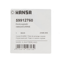 HANSA Dichtungssatz für Schwenkauslauf HANSACUISINE 59912760