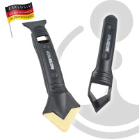 MASTERPROOF PROFESSIONAL Fugen Entferner und Fugen Glätter-Set 3 in 1, Fugenkratzer
