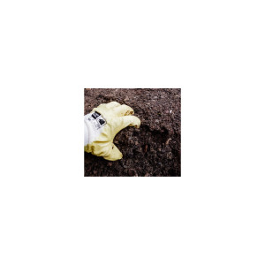 PRO FIT Nitril-Arbeitshandschuh MEGA LITE, Größe 10 - 1 Paar, Gartenhandschuh 3/4 gelb getaucht