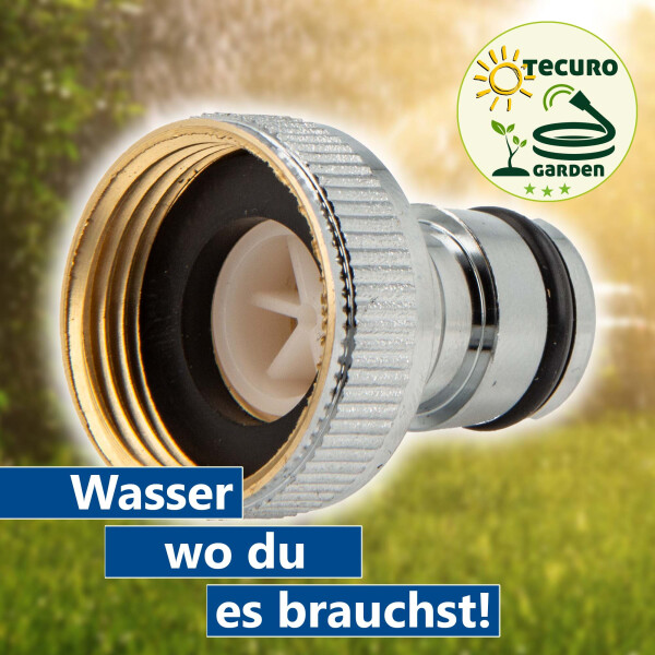 2x Schnellanschluss Für Gartenschlauch & RO-System – 3/4" BSP Auf 1/4" Schlauch, Aus POM