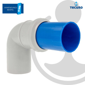 Abfluss - Siphon - Baustopfen für HT - Steckmuffe Ø 32/40/50 mm