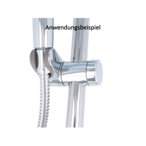 KLUDI Gleiterschieber Brausehalter Sirena für Wandstange 23 mm, chrom 6253505-00