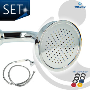 tecuro Nostalgie - Handbrause Ø 65 mm, 1-strahlig,...