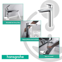 hansgrohe Logis Einhebel Waschtischmischer 190 mit Ablaufgarnitur - 71090000