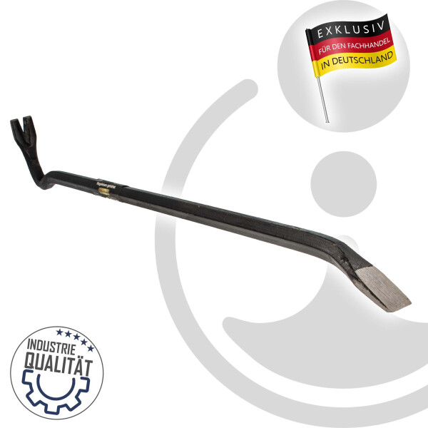 MASTERPROOF PROFESSIONAL Nageleisen 600 mm x 16 mm, gehärtet, Kuhfuß Brechstange