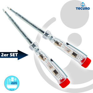 EUROTOOLS Spannungsprüfer Phasenprüfer 250 V,...