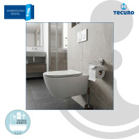 tecuro 8000 Papierhalter mit Deckel - Metall hochglanzverchromt