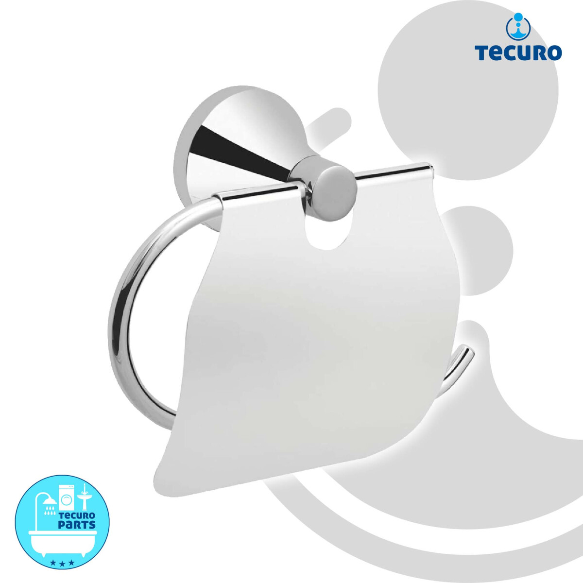 tecuro Badausstattung Toilettenpapierhalter...