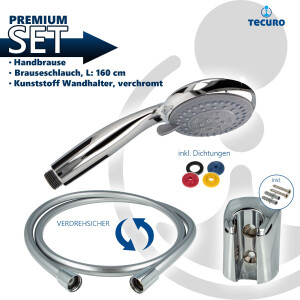 tecuro Wannenset ew-easy-100 - mit 5 Funktionen...