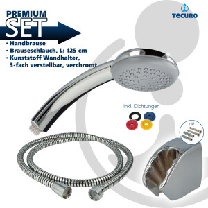 tecuro Wannenset ew-easy-90 - mit Handbrause 1-strahlig,...