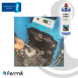 Fermit Brennerreiniger Spray 18006 , Sprühdose mit 500 ml, entfernt Ruß, Öl. Wachs, Harze, uvm