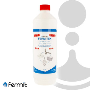 Fermit Rohrreiniger Fermitex, chemisch, kaltwasserlöslich, hochwirksam, 1 Liter Flasche - 12005