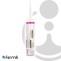 Fermit Fugendichtstoff Fermitopp N Silicone-Basis, 310 ml Kartusche, transparent 16003