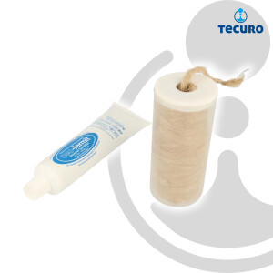 tecuro Hanf / Dichtungsflachs 80 g mit Neo-Fermit...
