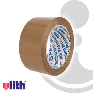 Paketklebeband Ulith-Premium 2011, braun, 50 mm x 66 m,...