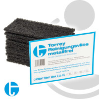 TORREY metallfreies Reinigungsvlies 60 x 130 mm zur Reinigung von Cu-Rohren- 10er-Pack