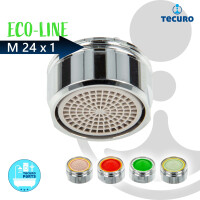 tecuro ECO SPAR Mischdüse - Strahlregler M24x1 AG, verchromt - verschiedene Ausführungen