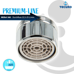 tecuro PREMIUM Mischdüse Strahlregler M28x1 AG,...