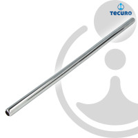 tecuro Kupferrohr, weich, zur Sanitärinstallation - verchromt Ø 10 mm verschiedene Längen