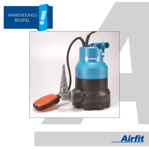 Airfit Pumpenwinkel 1 1/4 Zoll -  90° für Schlauch von Ø 8 bis 32 mm