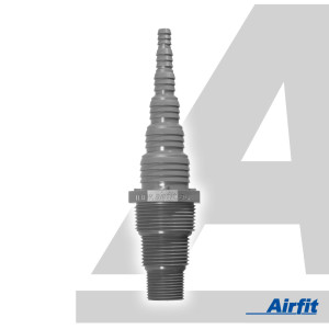 Airfit Universal Pumpennippel mit AG - für Schlauch von Ø 8 bis 32 mm