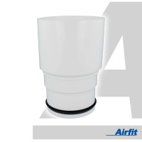 Airfit Trichtersiphon DN 50 - 110 auch Spitzende -DN 125 - KS-weiß - 50125TS