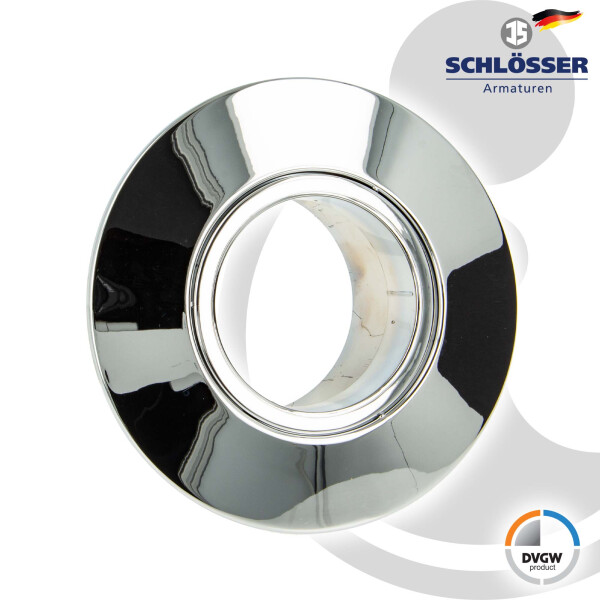 B-WARE JS Kombirosette 2-teilig zu UP-Wasserzähler-Messkapseln EAS, verchromt
