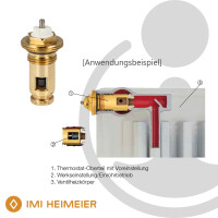 IMI HEIMEIER Thermostat-Oberteil G 1/2 Zoll für Ventilheizkörper - 4333-00.301 - M30x1,5