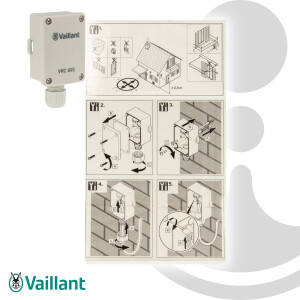 VAILLANT Außentemperaturfühler 0020286879, VCR 000693 VR, VRC, VRS, VRT, Außenfühler