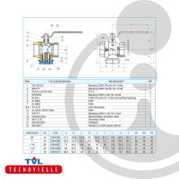 TVL SUPERFILTER - Kugelhahn mit Filter und Magnet, beids. Innengewinde 3/4 Zoll - DN 16, Messing vernickelt, Typ 3104