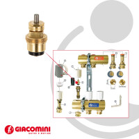 GIACOMINI Ventileinsatz P12AX011, für Thermostatventile 3/8 - 1/2 - 3/4 & Fußbodenheizungsverteiler R553