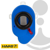 Haas PE-Urinalabsaugesiphon OHA 6280, waagerecht DN 50 - für Keramik mit Ø 46-52 mm - Höhe 8 cm